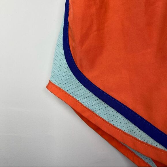Nike Dri-Fit Tempo Womens Orange Running Shorts Athletic Liner Active Gym Size S - Picture 4 of 8